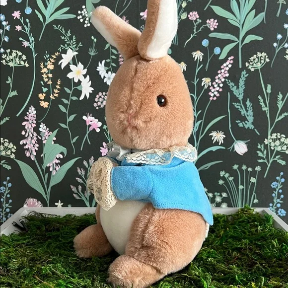 VINTAGE Peter Rabbit Beatrix Potter Eden plush toy R. Dakin company 1980’s - Picture 4 of 14